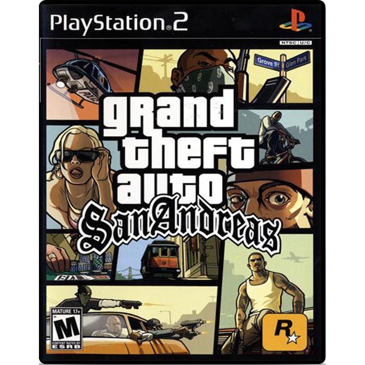 gta cover بازی پلی استیشن 2 Grand Theft Auto: San Andreas - تصویر 1