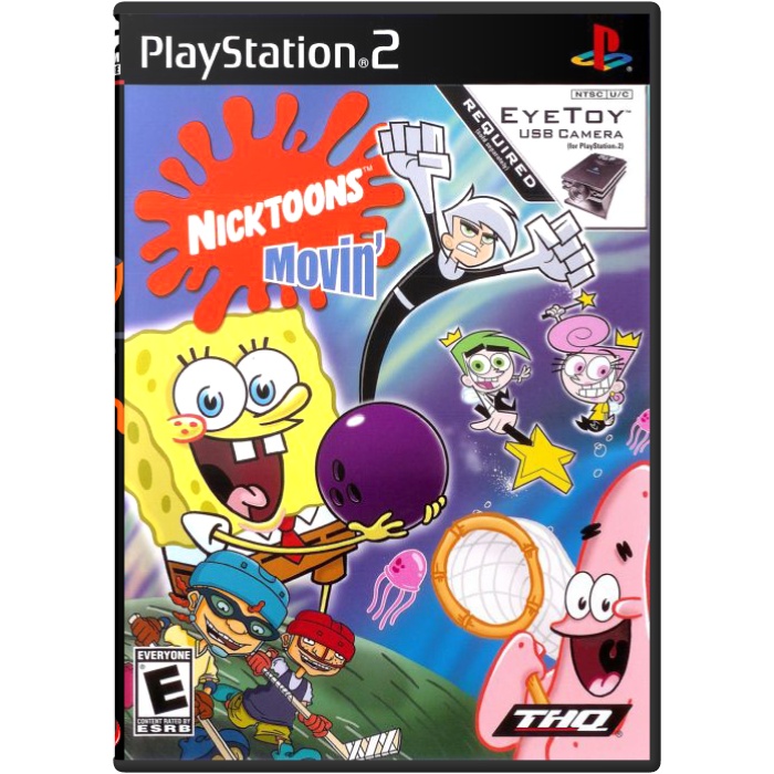 ddd بازی دوربین پلی استیشن 2 Nicktoons: Movin - Image 1
