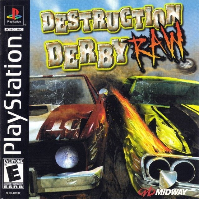 Destruction-Derby-Raw-PSX بازی تخریب دربی راو Destruction Derby Raw برای PlayStation1 - Image 1