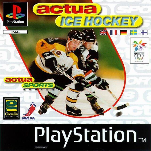 35673_front بازی Actua Ice Hockey برای PlayStation1 - Image 1