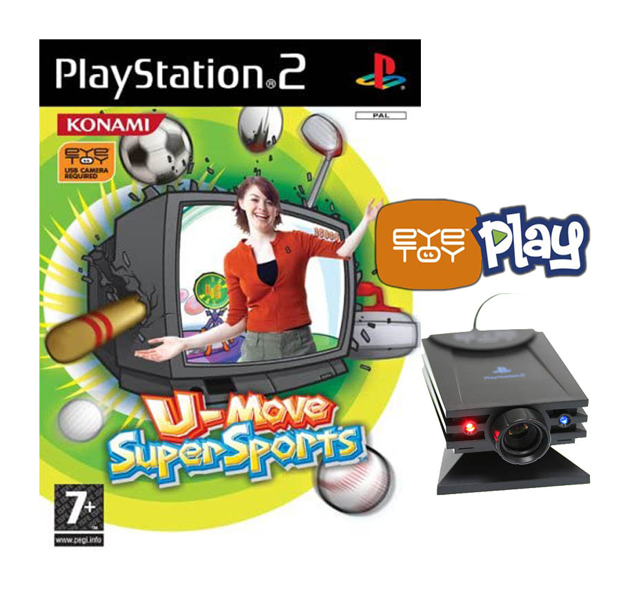 U-Move Super Sports بازی U-Move Super Sports دوربین پلی استیشن 2 (EyeToy) - Image 1