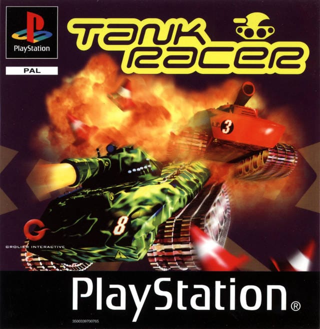 39858_front بازی Tank Racer برای پلی استیشن 1 - Image 1