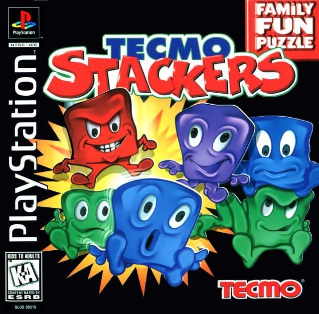 10901_front بازی Tecmo Stackers برای پلی استیشن 1 - Image 1