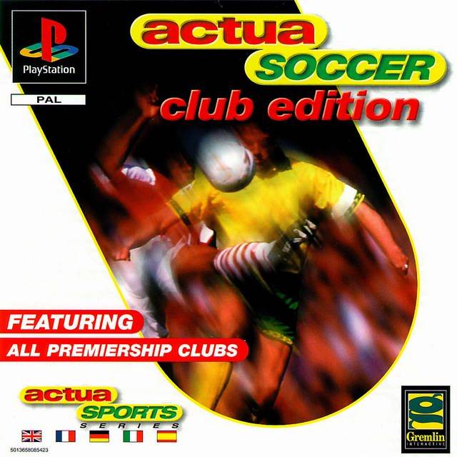 35678_front بازی Actua Soccer: Club Edition برای پلی استیشن 1 - Image 1
