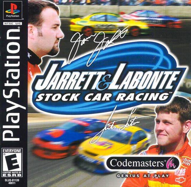 10749_front بازی Jarrett & Labonte Stock Car Racing برای پلی استیشن 1 - تصویر 1