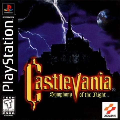 castlevania-symphony-of-the-night-usa-coverart بازی Castlevania: Symphony of the Night برای پلی استیشن 1 - Image 1