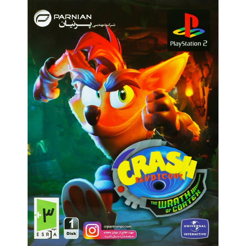 Parnian-Crash-Bandicoot-The-Warth-Of-Cortex-PS2-2 بازی Crash Bandicoot The Warth Of Cortex برای پلی استیشن 2 - تصویر 1