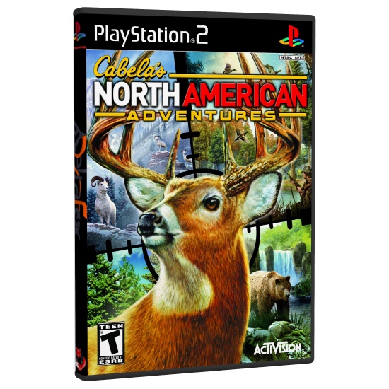 north ame بازی Cabela’s North American Adventures PS2 برای پلی استیشن 2 - Image 1